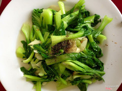 Cải thìa xào tỏi