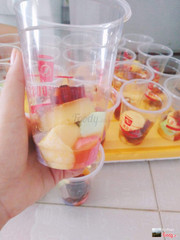 còn chưa bỏ hết topping mà nhiều vậy rồi đoa.