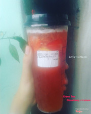 Trà xanh Dâu Chanh vàng