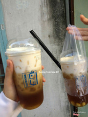 Trà sen vàng Macchiato Kem Trứng muối 