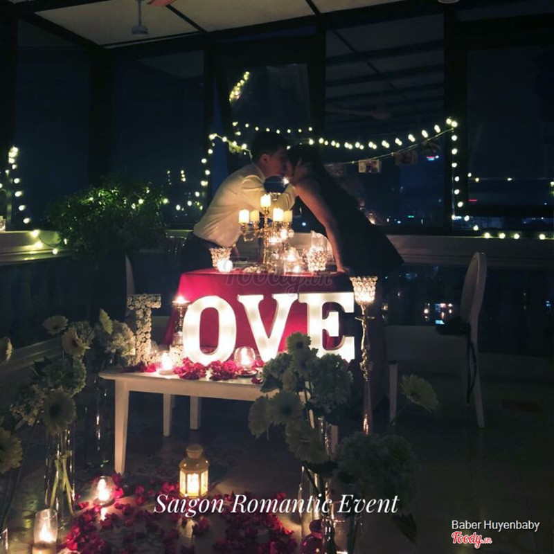 view trên cao ban đêm lung linh