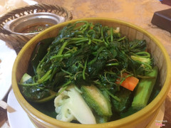 Rau luộc kho quẹt