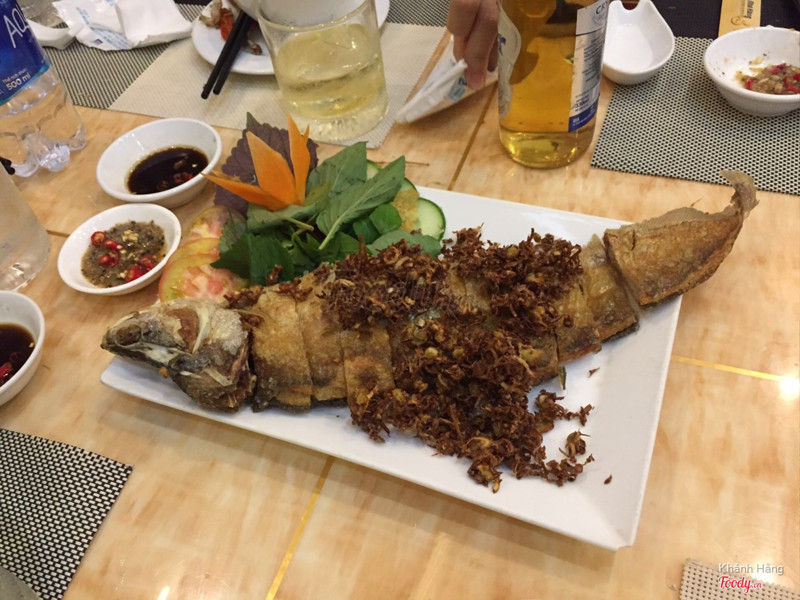 cá thác lác chiên giòn