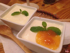 Panna cotta cây bạc hà ))