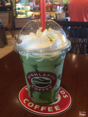 Matcha freeze jelly