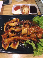 mực teriyaki