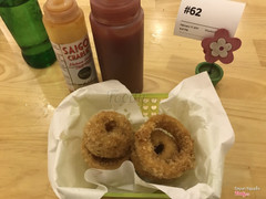 Very crispy onion rings