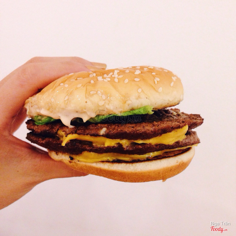 Burger Double Cheese - 140k