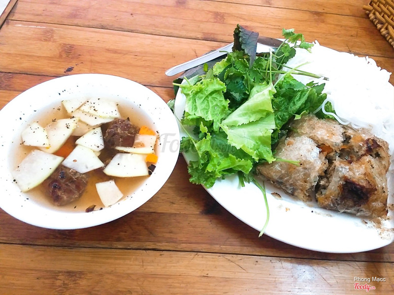 bún chả nem cua biển