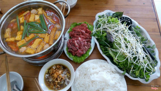 lẩu riêu bò