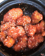 Gà phủ sốt cay 30k