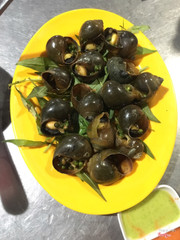 Ốc bưu nướng tiêu xanh thơm cực