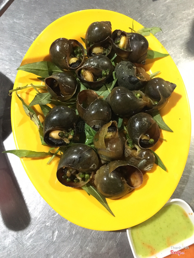 Ốc bưu nướng tiêu xanh thơm cực