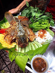 cá tai tượng chiên xù 