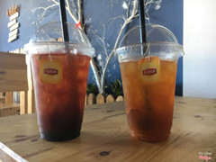 Trà đào- việt quất dầm