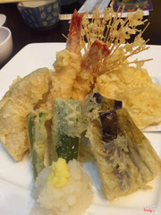 tempura hải sản - rau củ