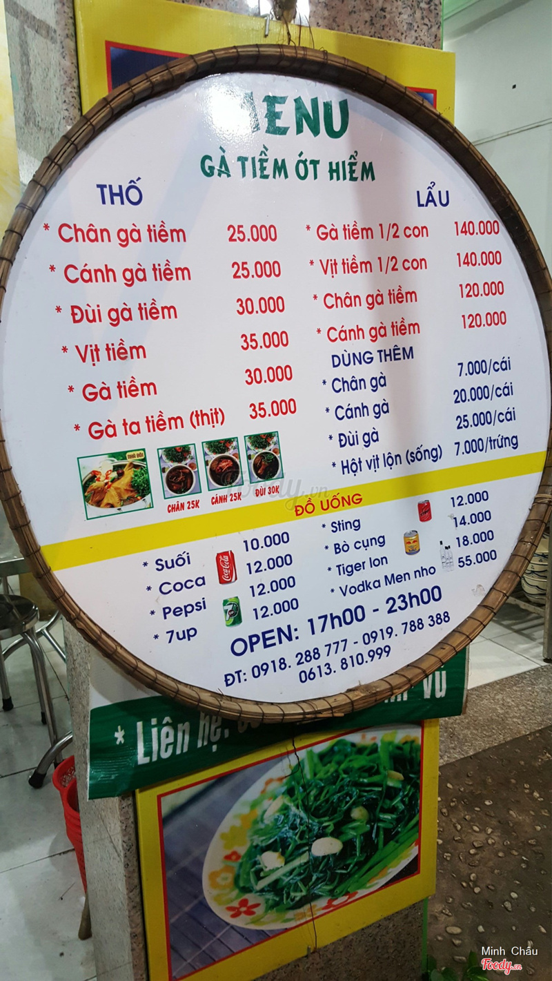 Gà tiềm ớt hiểm