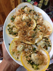 Sò điệp nướng mỡ hành