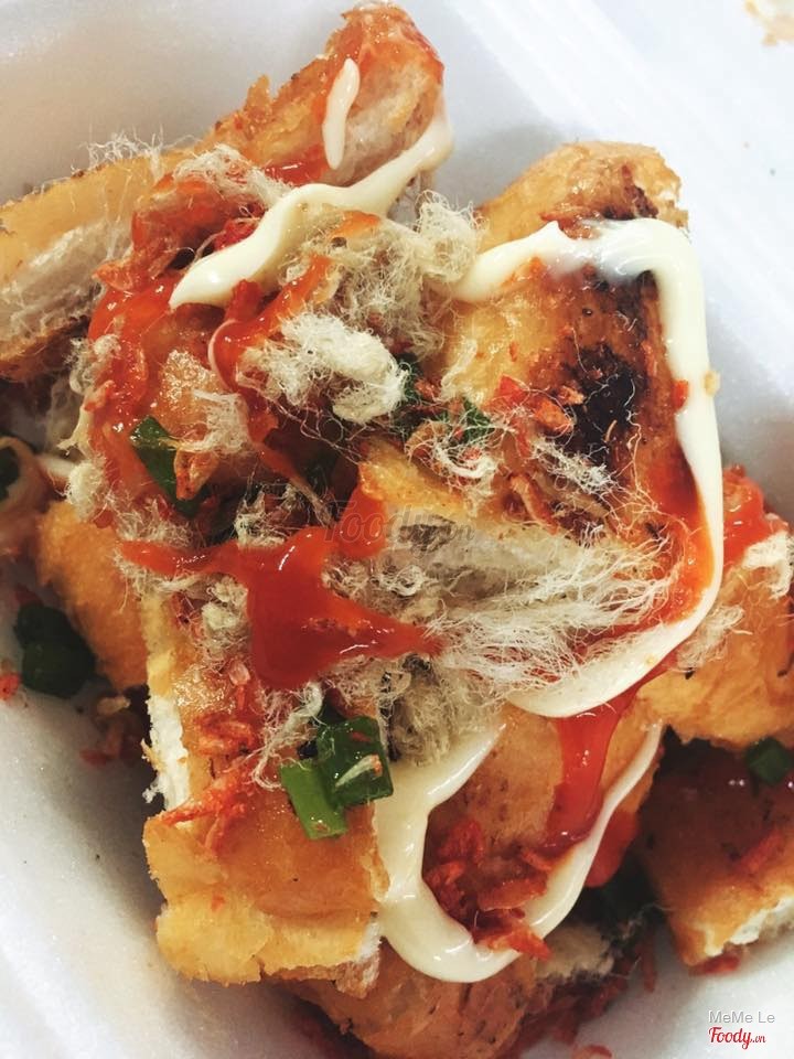 bánh mì nướng muối ớt