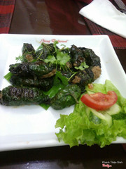 Bò lá lốt nướng