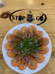 Tôm sú hấp dừa