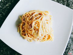 Spaghetti Carbonara( egg, bacon, cream) - 105000