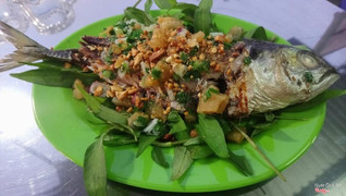 Cá nướng mỡ hành 30k