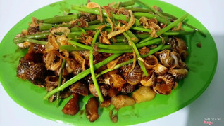 Ốc bông xào bơ cay 40k