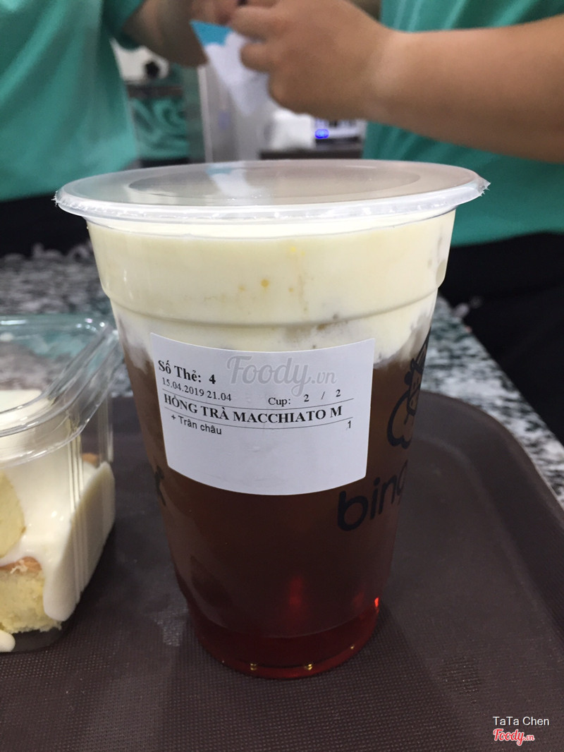 Hồng trà Macchiato (M)