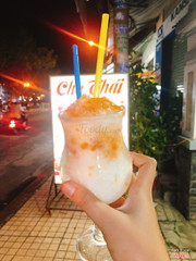 Món tui thích nè, yogurt đào đúng thơm luôn