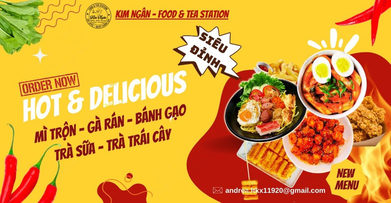 Kim Ngân Food & Tea Station - Mì Trộn Sốt Bơ Trứng Lòng Đào - Phan Văn Hớn