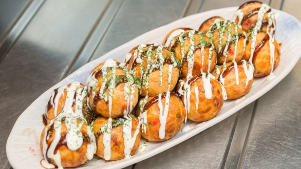 Bánh Bạch Tuộc Takoyaki & Trà Trái Cây Tươi - 15k BinBin