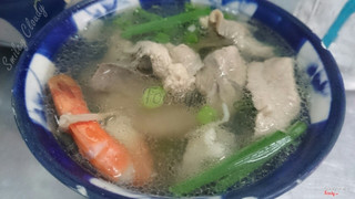 Soup trong mì khô