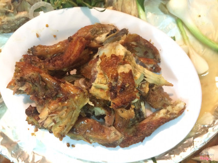 Gà quay muối ớt ngon lắm á