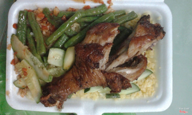 Cơm đùi gà nướng