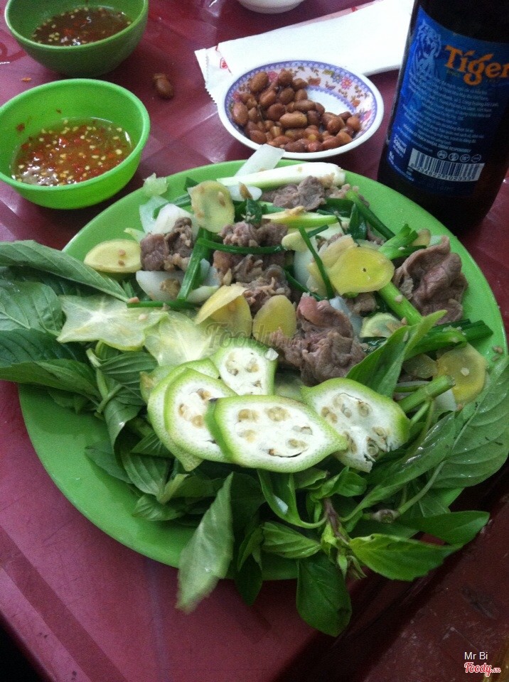 Bắp bò hấp gừng