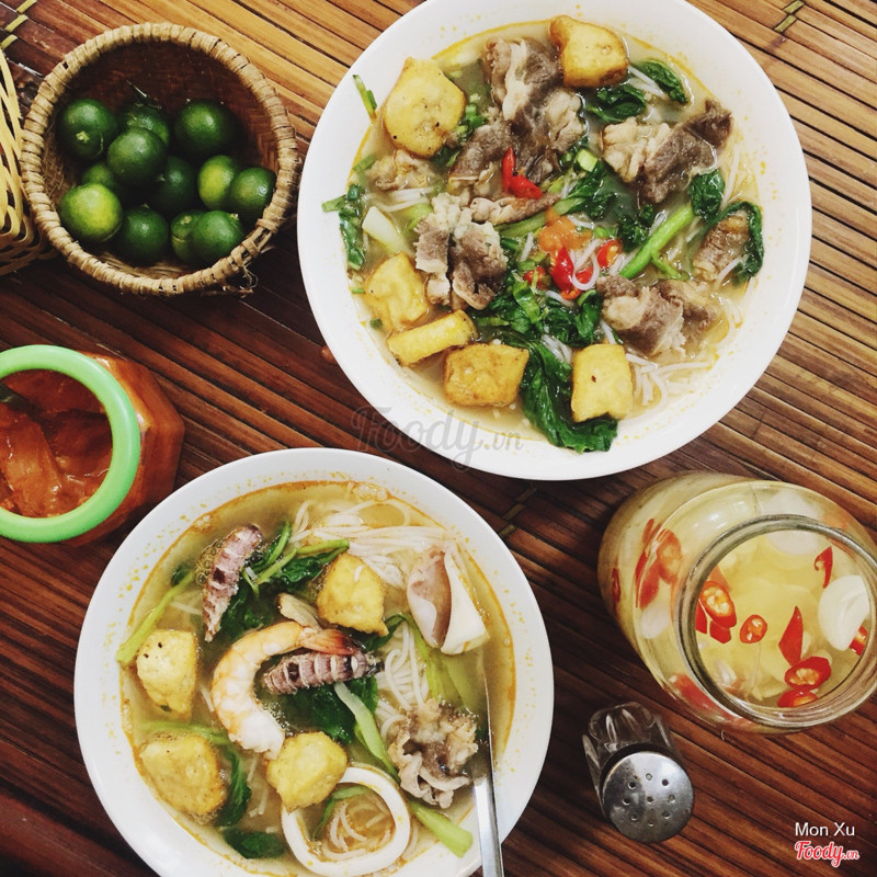 bún hải sản