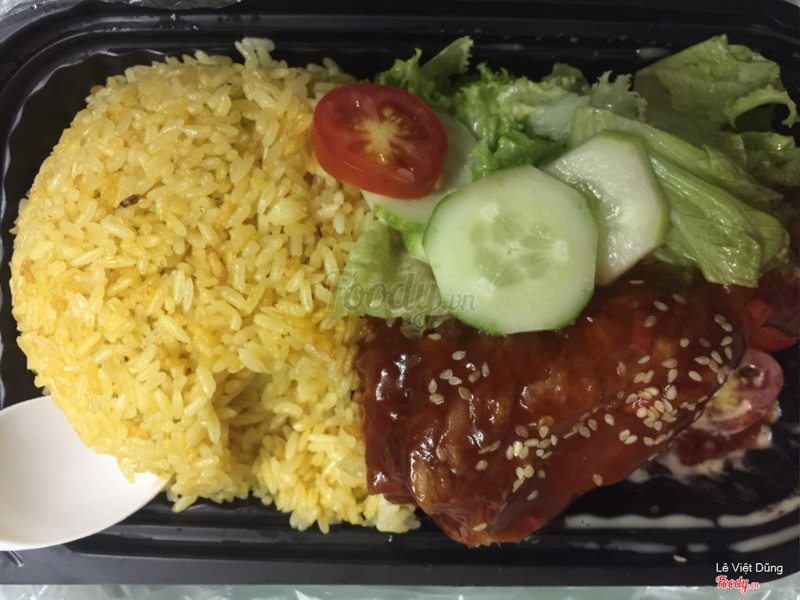 Cơm rang gà sốt bbq