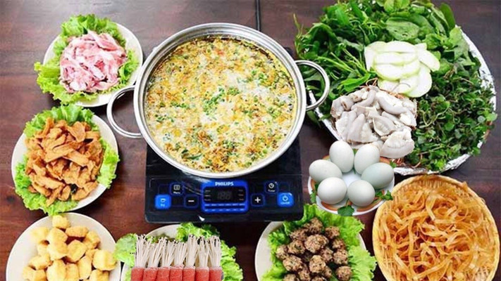 Lẩu Cua Đồng Chung Mập - Lẩu & Bánh Đa Cua - Xuyên Á