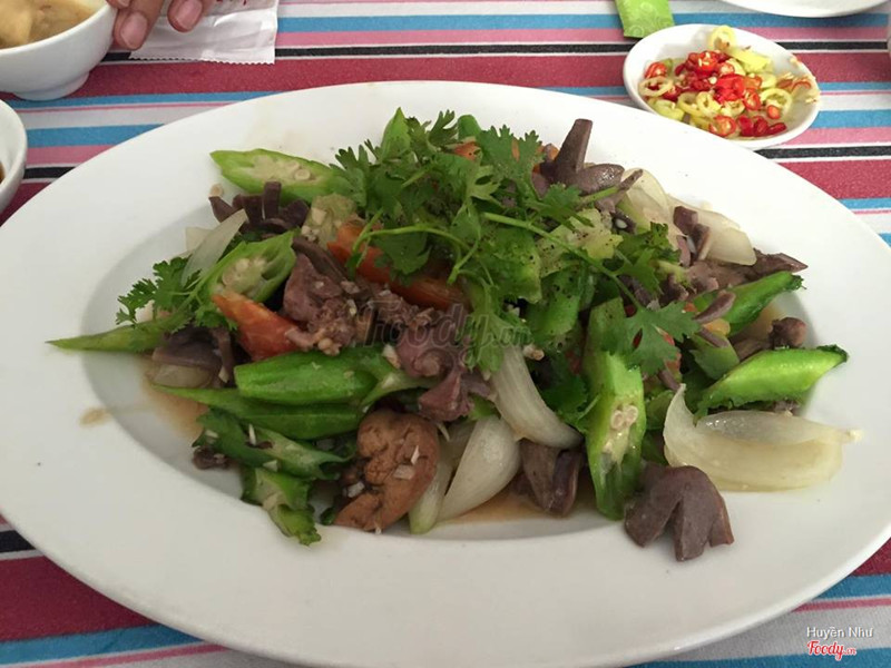 lòng mề vịt xào