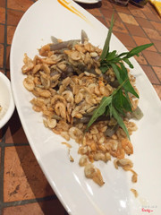 gỏi tép bông súng