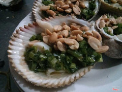 Sò dương nướng mỡ hành