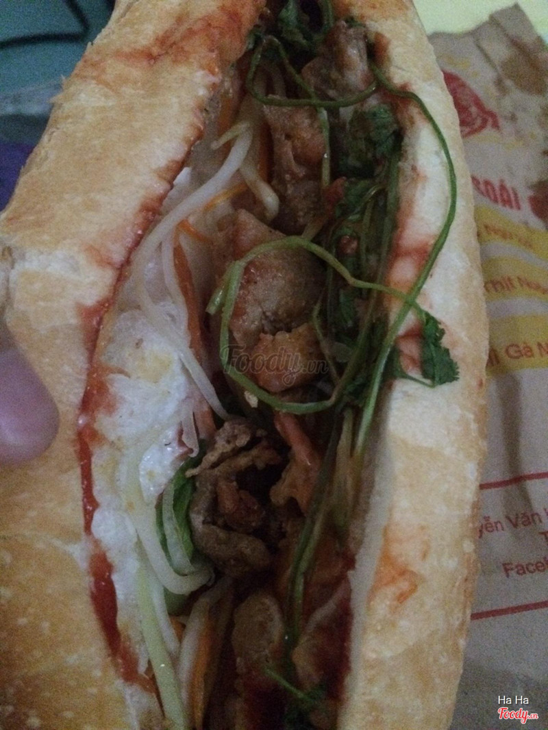 Bánh mỳ thịt nướng Hàn Quốc
