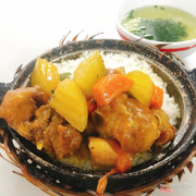 cơm niêu sườn 50k