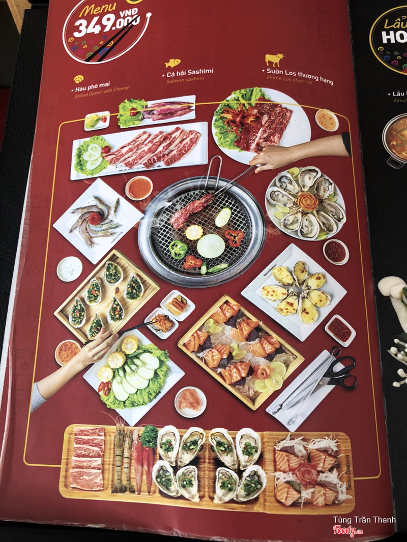 Menu minh hoạ đẹp