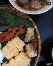 bún đậu chả cốm (nem kêu thêm)