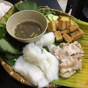 Bún đậu thịt 38k