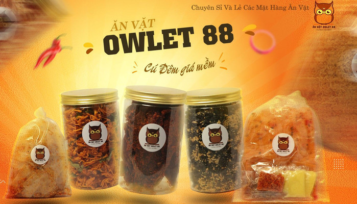 Khô Gà & Bánh Tráng - Ăn Vặt Owlet 88