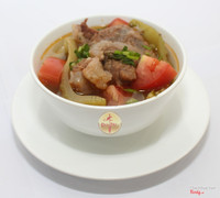 Canh gân bò cải chua