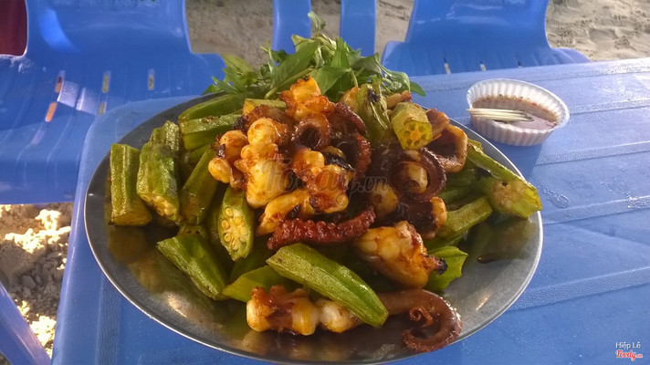 bạch tuộc nướng